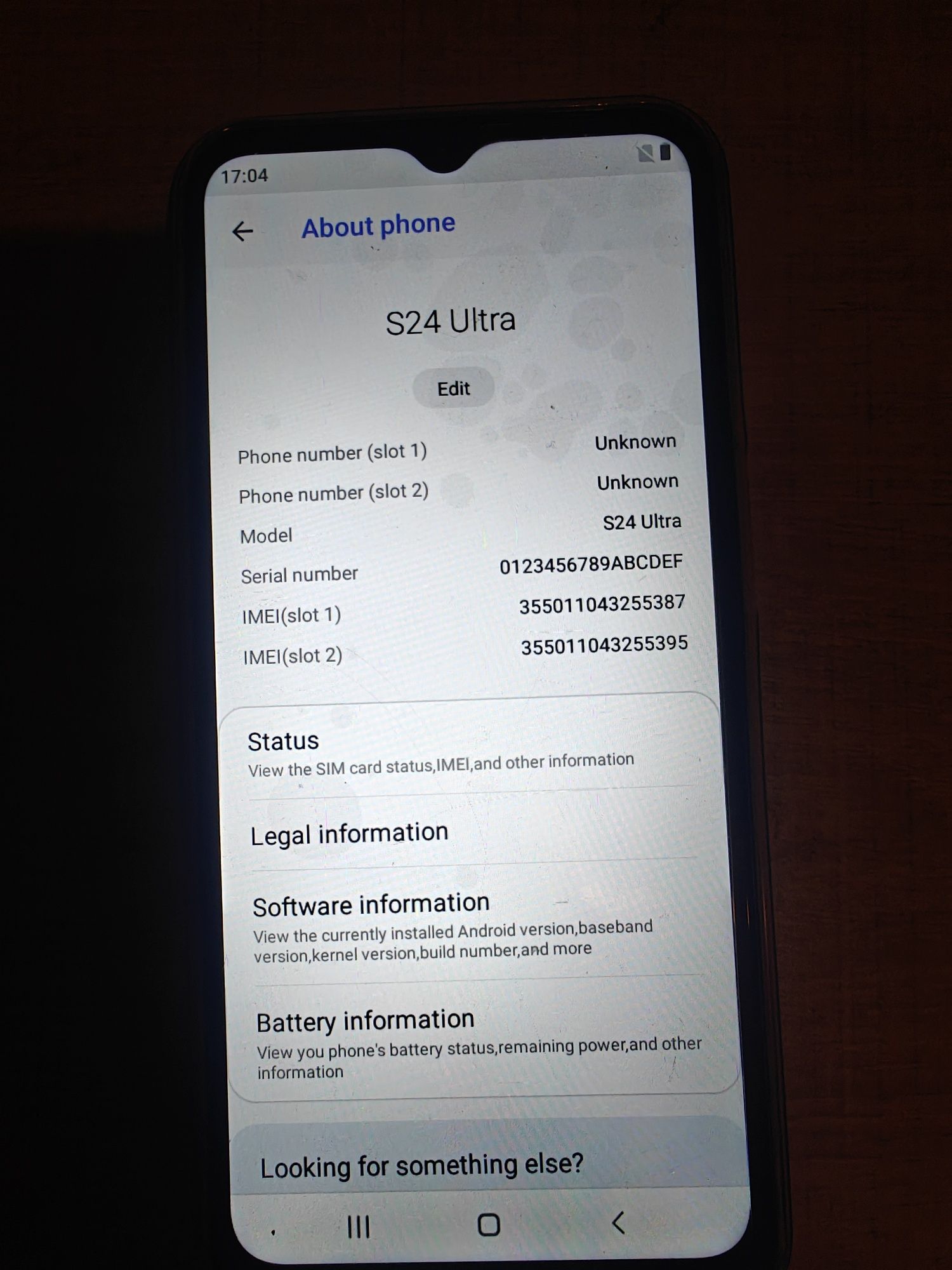 Telefon s24Ultra!
