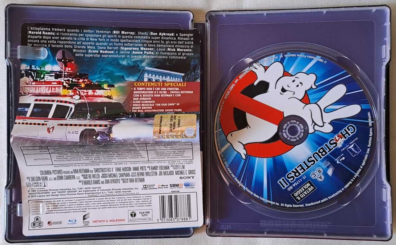 Pogromcy duchów 2 (Blu-ray) Steelbook, napisy PL / Ideał / Unikat