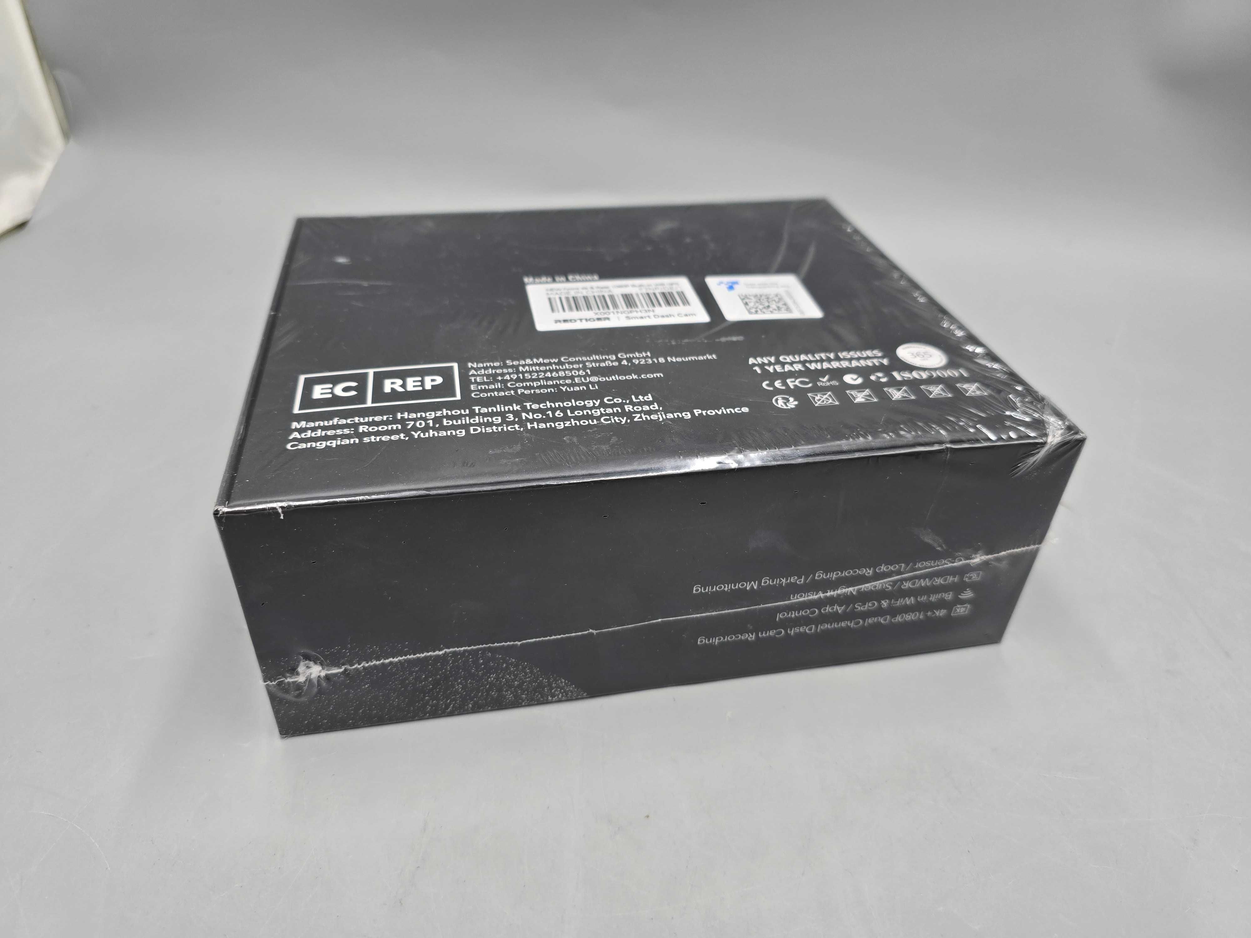 Redtiger F7np Wideorejestrator Kamera Samochodowa 4K Gps Sd Wifi kpl