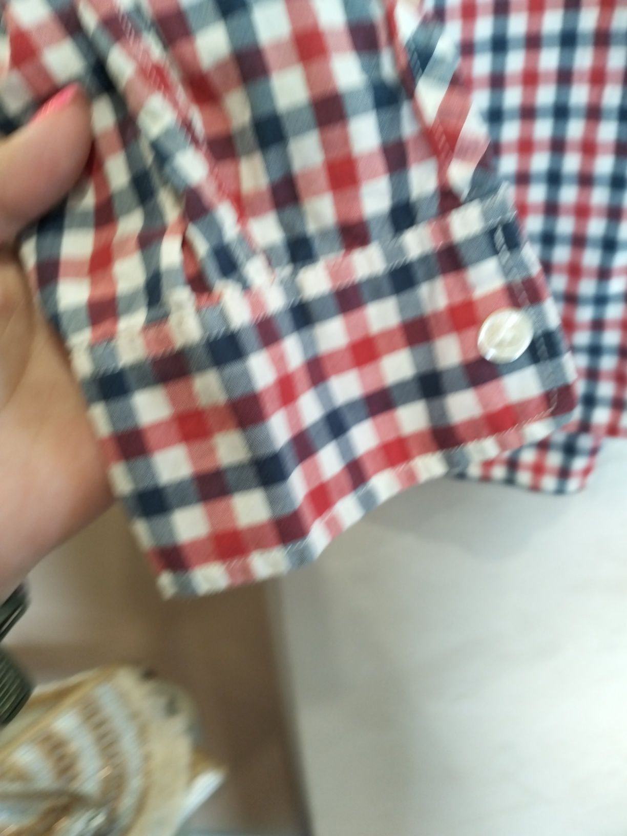 Hm męska koszula w kratę rozmiar M