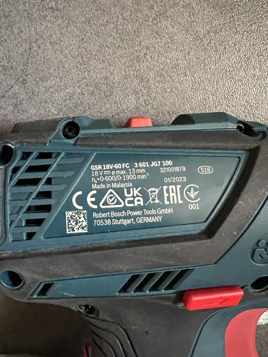 Безщітковий Акум.шуруповерт-робот Bosch GSR 18V-60FC