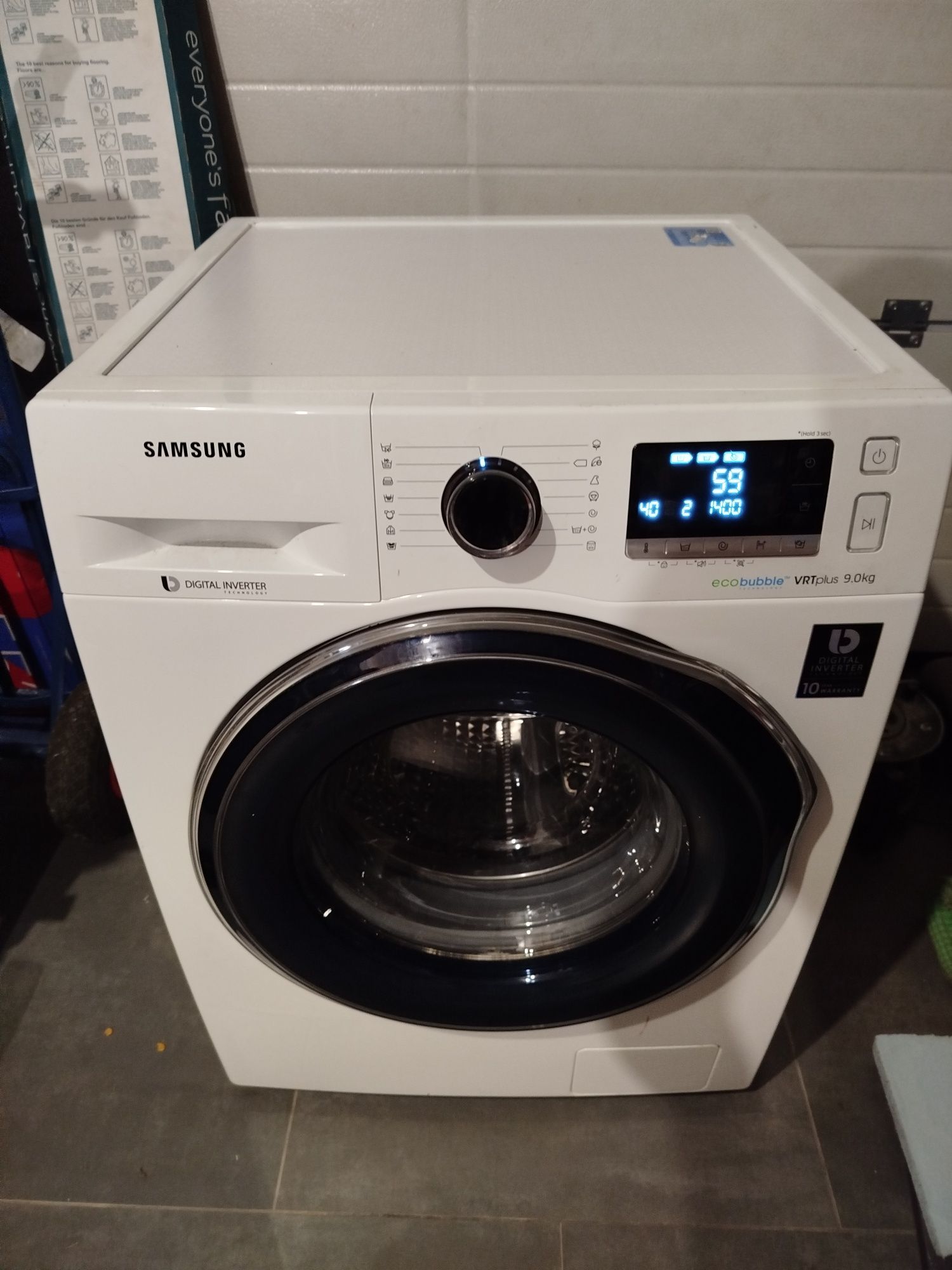 Пральна машина Samsung 9 кг, Eco Bubble,
