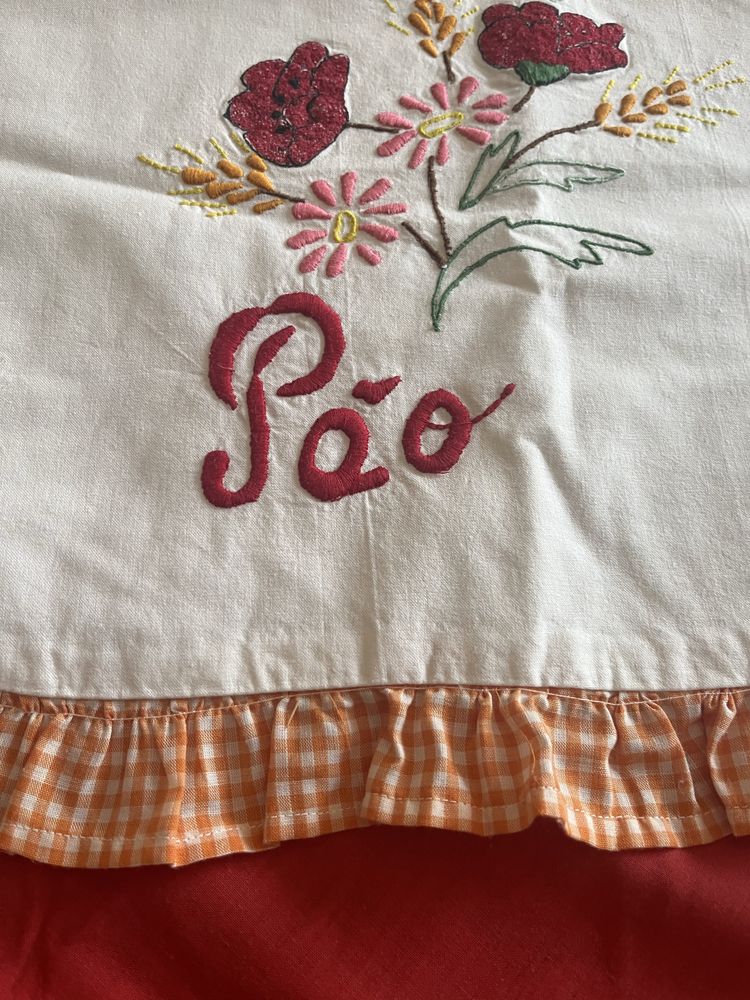 Saco do pao bordado