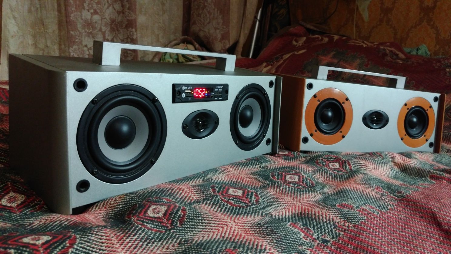 Колонка BoomBox 40W Bluetooth магнитола саб Bass