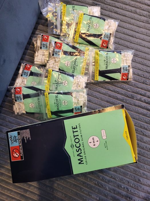 Filtry MASCOTTE Orgin slim, 6mm, 14 szt po 150 w paczce