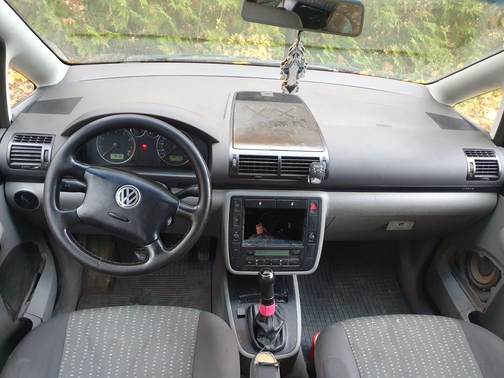 Vw sharan części 1.8t LB5N maska kompresor klimy zderzak podsufitka
