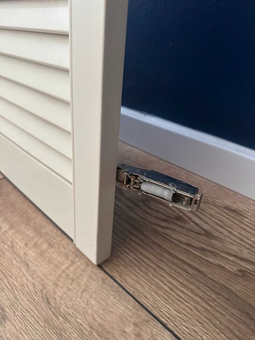 Stylowe drzwiczki ażurowe białe – nowe, 55 x 110cm