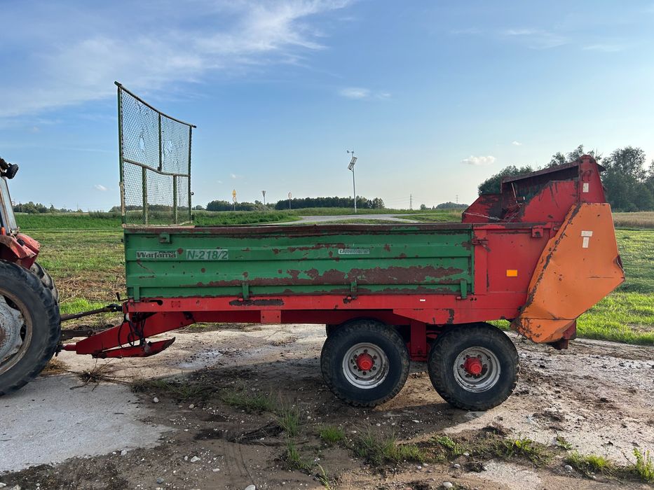 Rozrzutnik obornika Warfama / 6 T z burtami nadstawkami