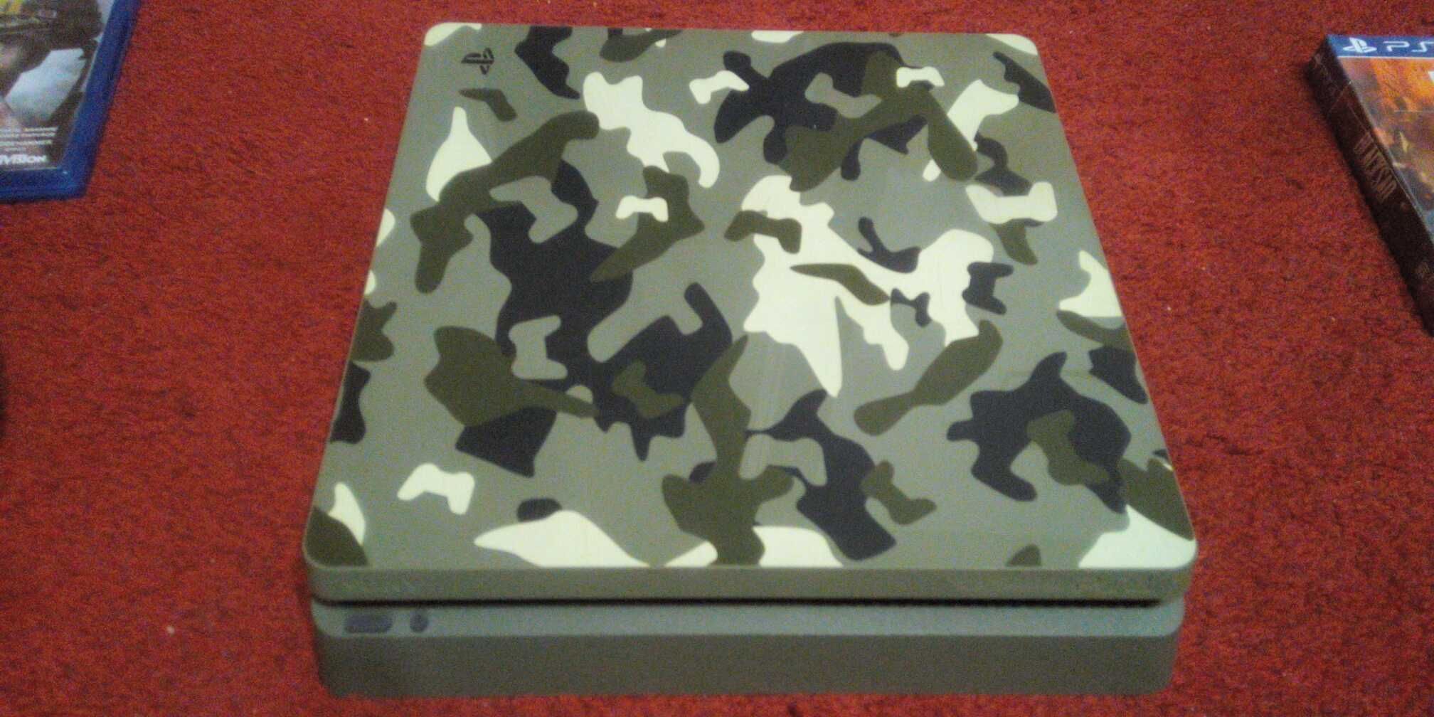 Konsola PS4 1TB edycja limitowana Moro Call of Duty WW2 Pady Gry Kable