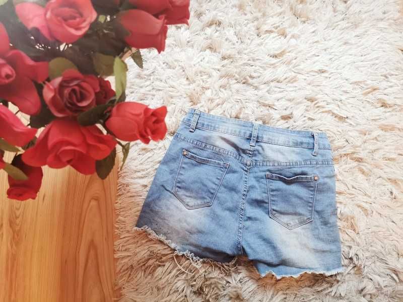 Krótkie jeansowe szorty S