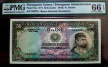 Nota Nova PMG 66 de 50 Escudos - GUINÉ de 1971