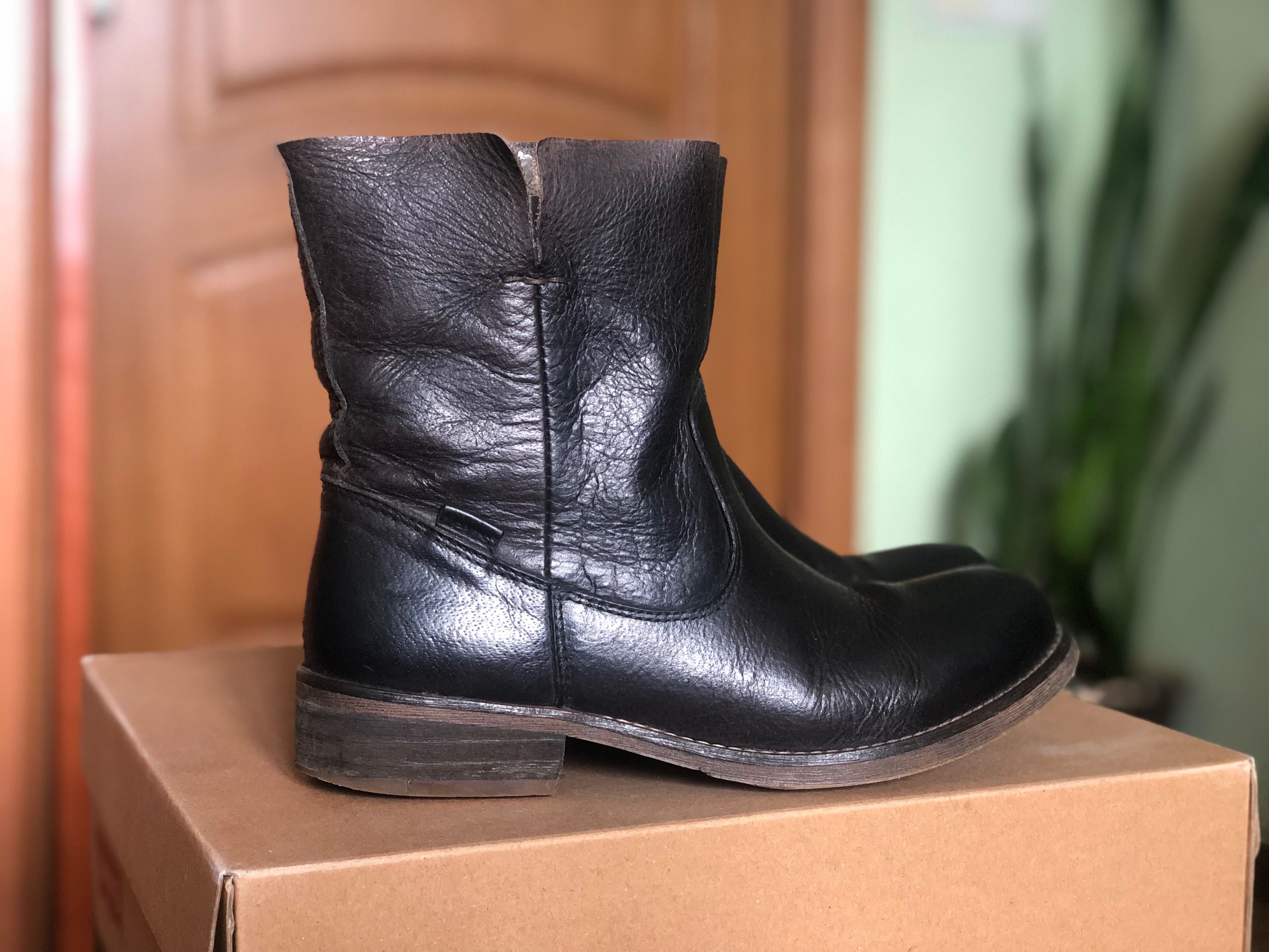 Чоботи черевики шкіряні Levis biker boots