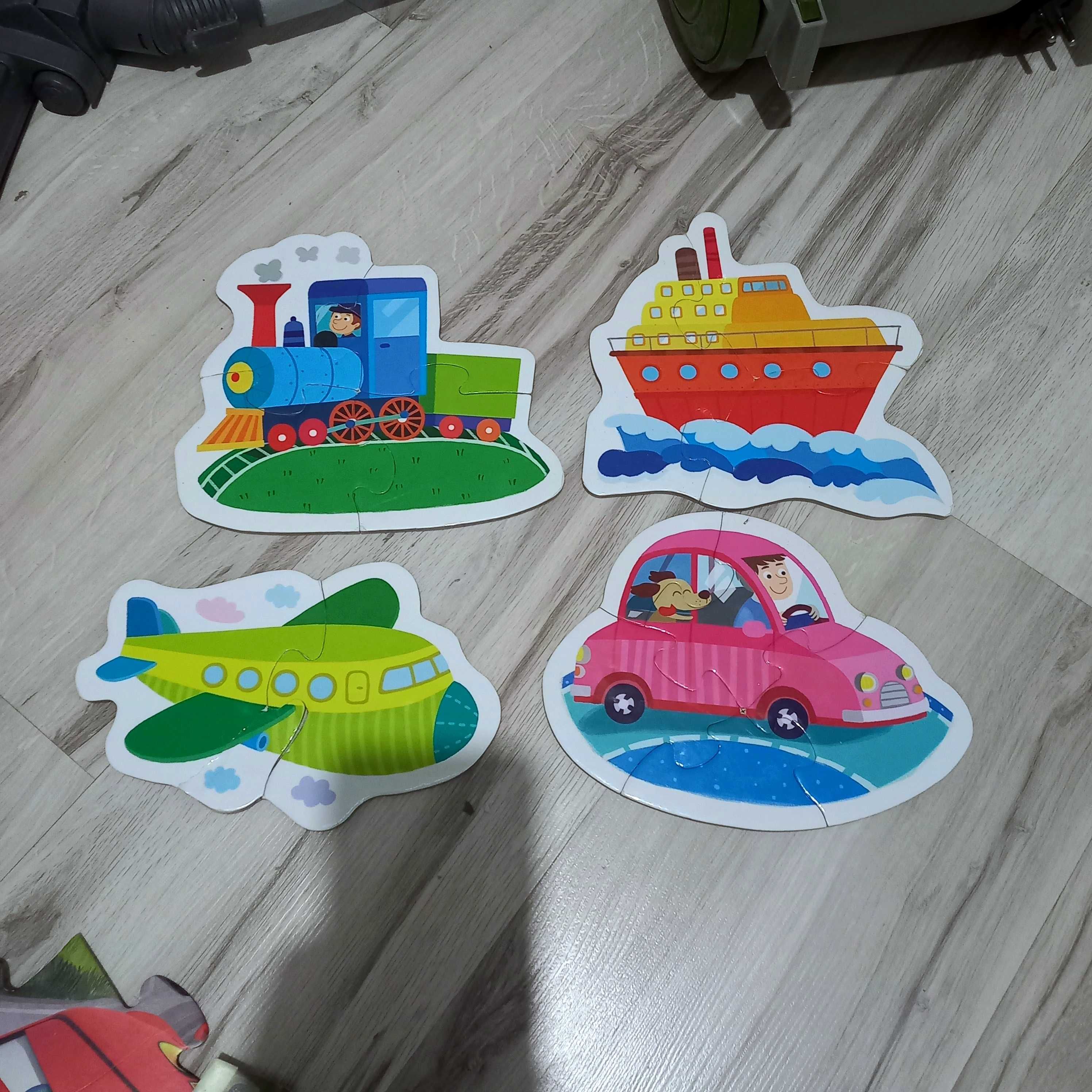 Puzzle dla małych dzieci, duże części