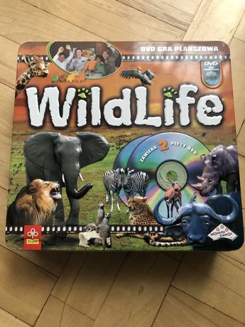 Wild Life - Gra planszowa z płytami dvd - Trefl