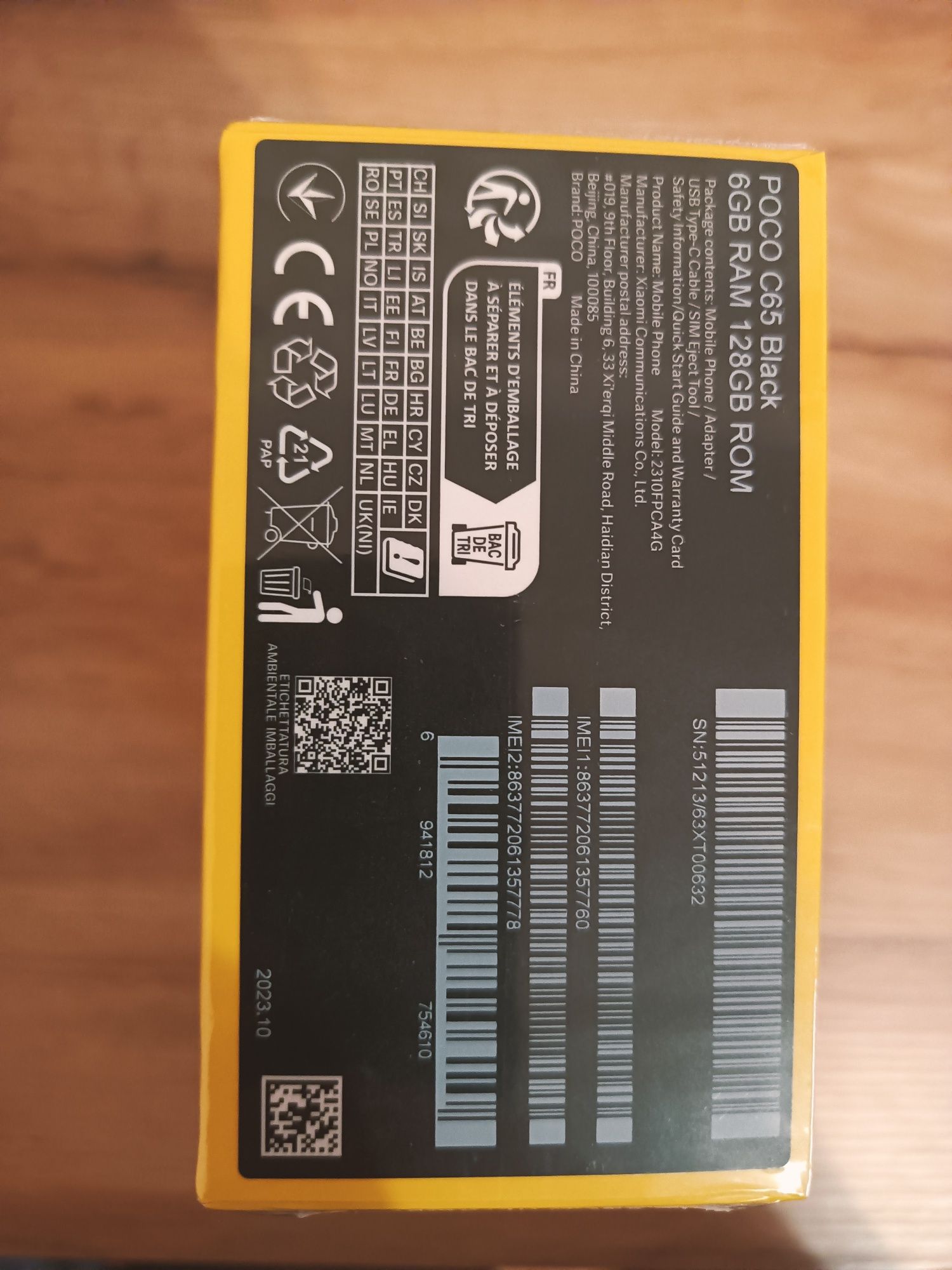 Poco C65 6/128Gb Blue Global новий в заводській плівці