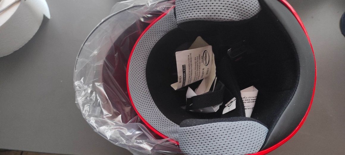 Nowy kask Tornado XS otwarty