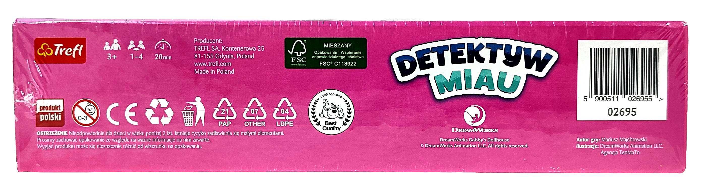 Rodzinna gra Detektyw Miau - Koci Domek Gabi. Trefl