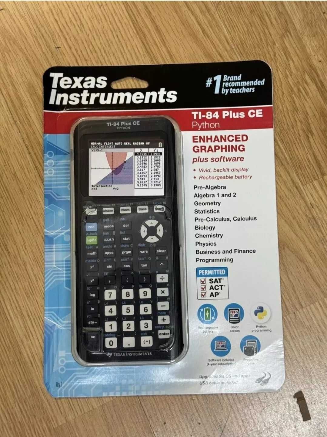 Графический калькулятор TI-84 Plus CE Python Edition