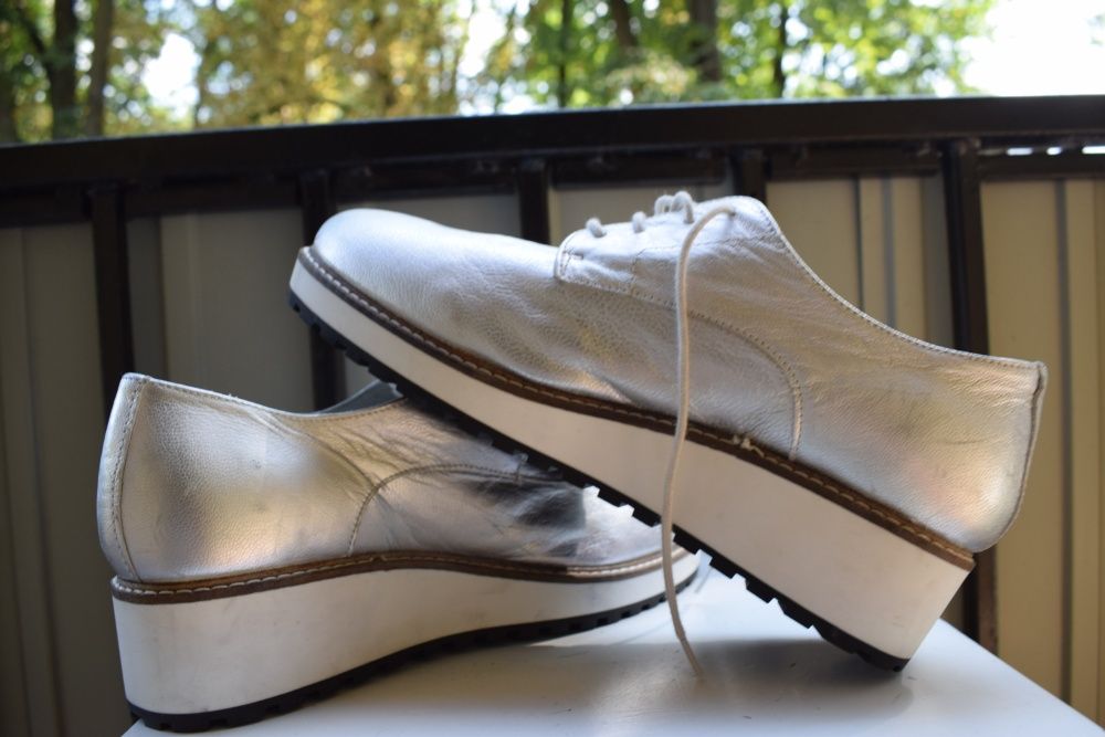 кожаные полуботинки мокасины туфли Италия р.42 27.2 см Zign лоферы