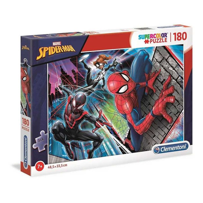 Puzzle Clementoni Spider-Man Trio in Action  48,5x33,5cm 180 peças