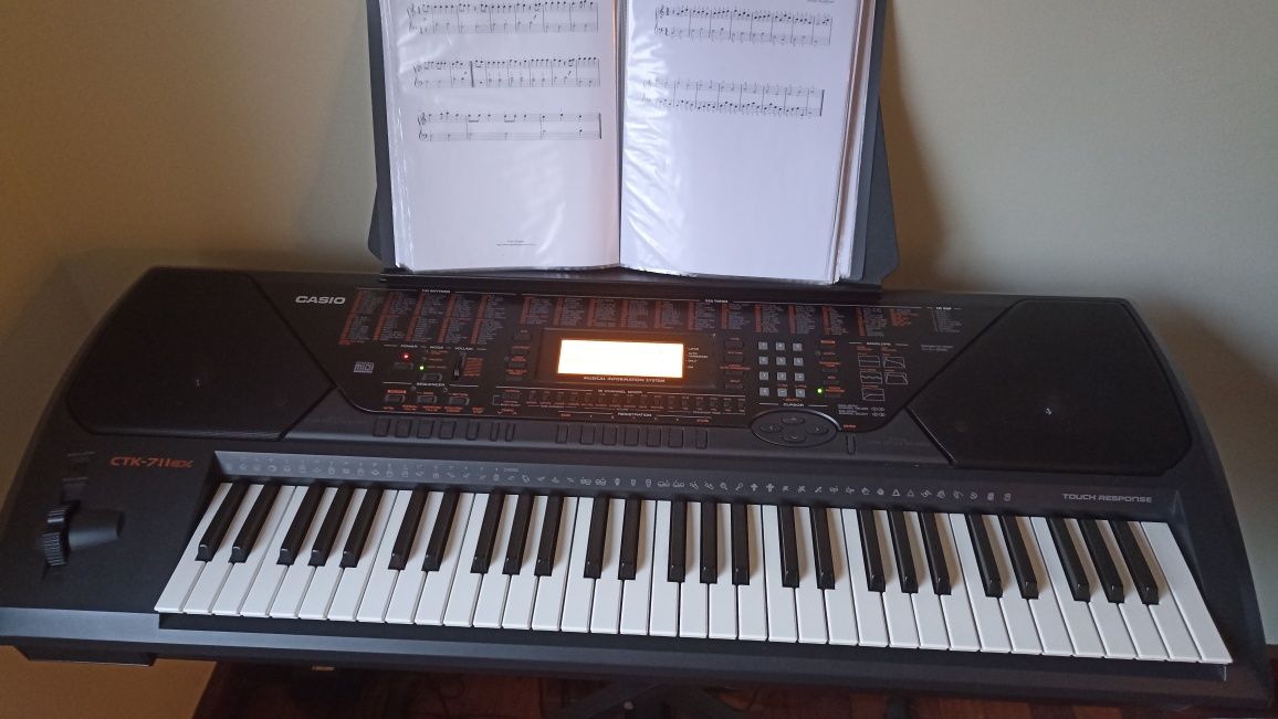 Teclado Casio CTK-711EX em Excelente estado - Diversas funções