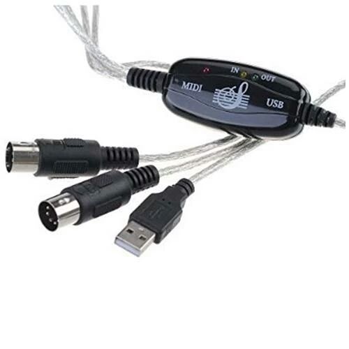 Cabo para ligar midi usb, usb midi - Novo