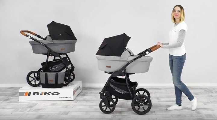 Wózek 3w1 Wielofunkcyjny Riko Basic DUŻE KOŁA
RIKO BASIC PLUS GREY FOX