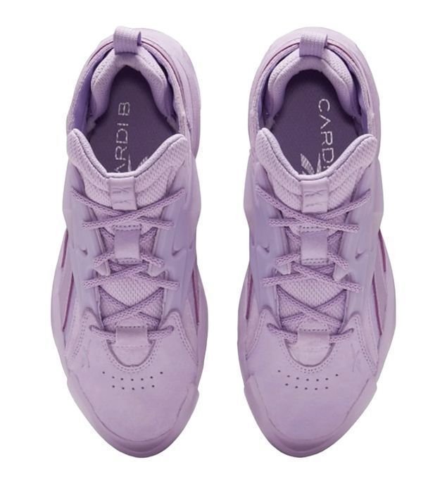 Skórzane buty Reebok Club C Cardi V2 r 40,5 damskie sneakersy fiolet