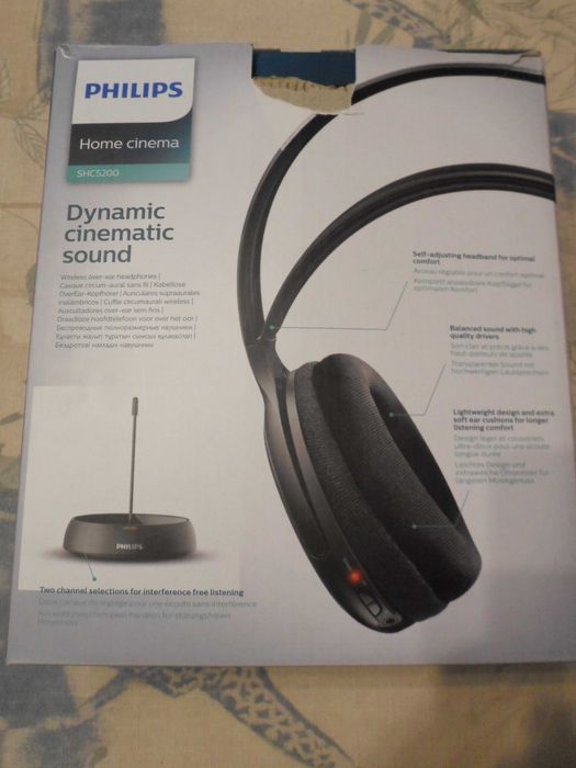 Навушники Беспровідні навушники Беспроводные наушники PHILIPS SHC5200