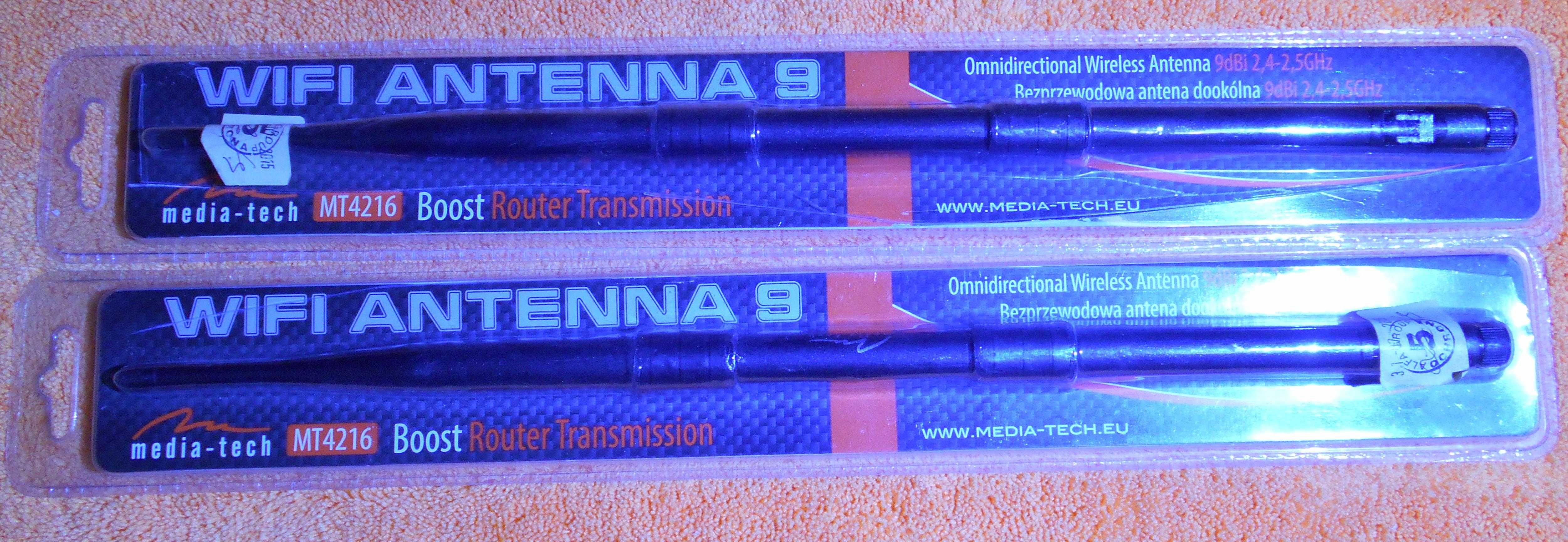 Antena WiFi MT MT4216 wzmocnienie 9 dBi szt2