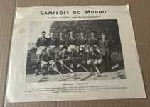 Portugal hóquei em patins anos 40 Campeão do Mundo separata