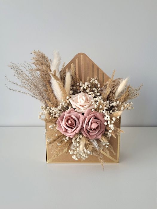 Boho flower box Koperta Handmade