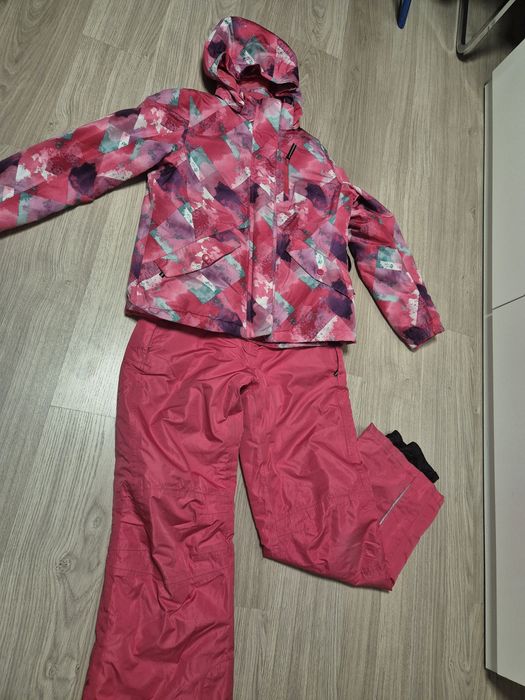 Komplet zestaw kurtka narciarska spodnie Lidl 146