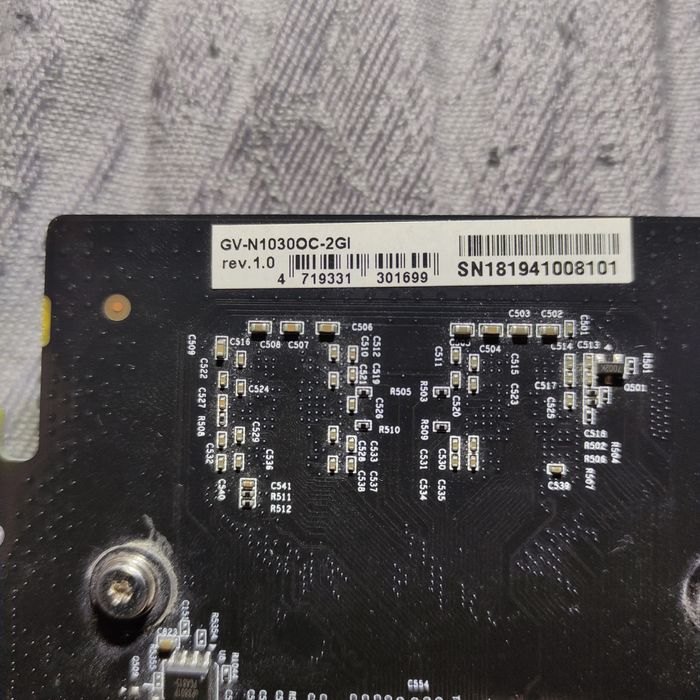 Відеокарта.GIGABYTE GeForce GT1030 2048Mb OC (GV-N10300C-2GI)