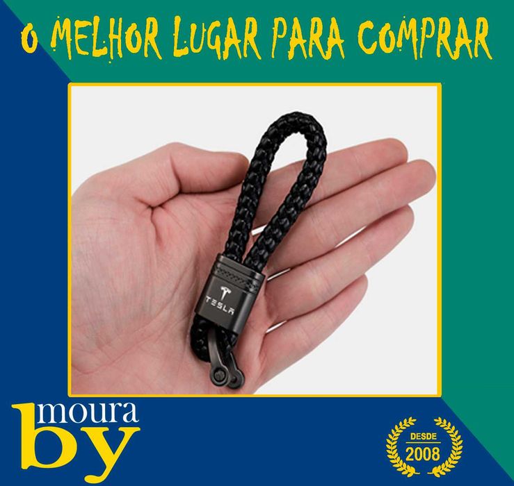 Porta chaves Tesla em varios acabamentos
