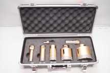 SHDIATOOL Zestaw otwornic diamentowych do gresu 20, 27, 35,55, 68MM