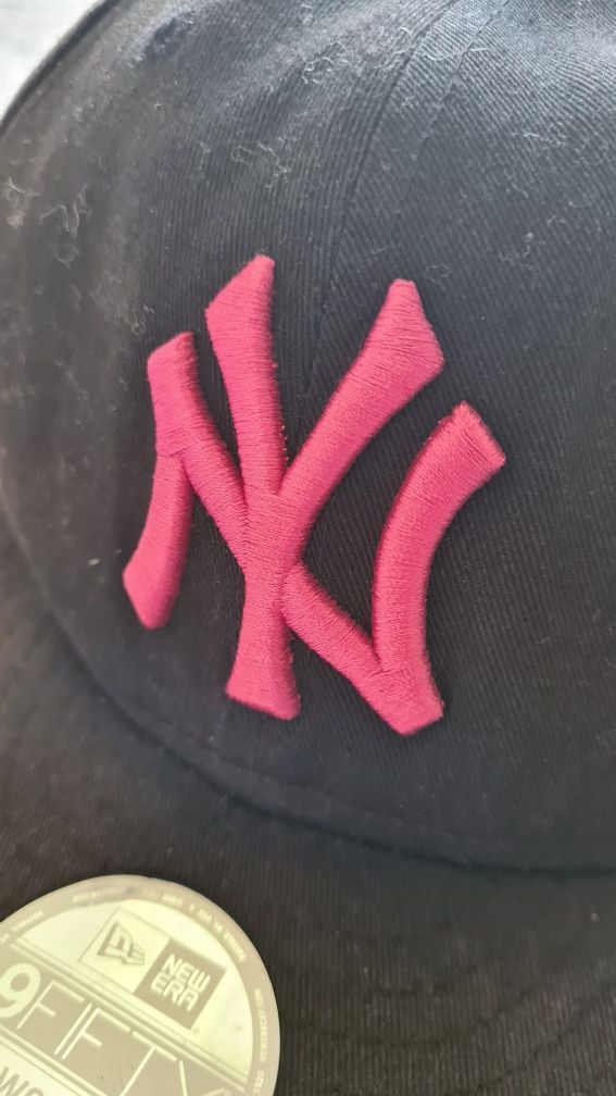 Czapka z daszkiem bejsbolówka. NY. New Era. Czarna. Skate Streetwear