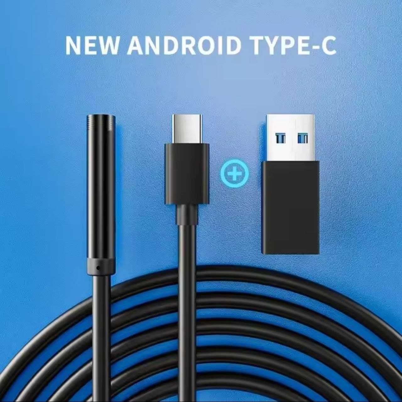 Эндоскопическая камера TYPE-C 7,0 мм, IP67, водонепроницаемая 2метра