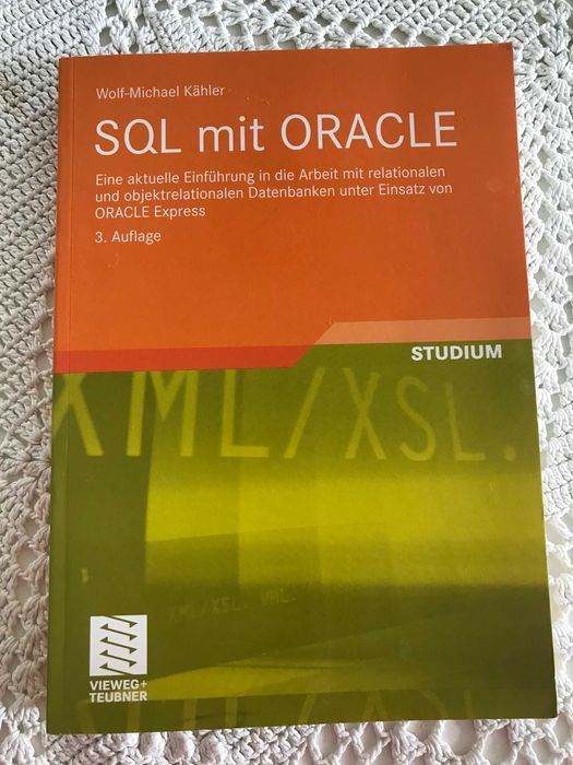SQL mit Oracle Wolf-Michael Kaehler VIEWEG + TEUBNER