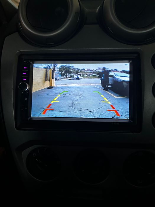 Auto-Rádio 2 din Bluetooth,Kit mãos livres,microfone e mirrorlink Novo