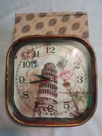 Zegar ścienny brązowy