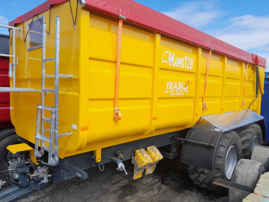 Przyczepa Skorupowa Tandem M28 (22t) FINANSOWANIE,promocja nawóz BISON