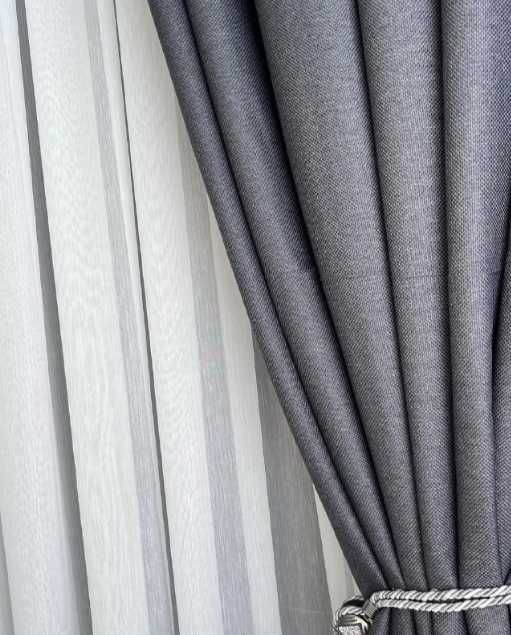 штори блекаут мішковина рогожка турція в зал