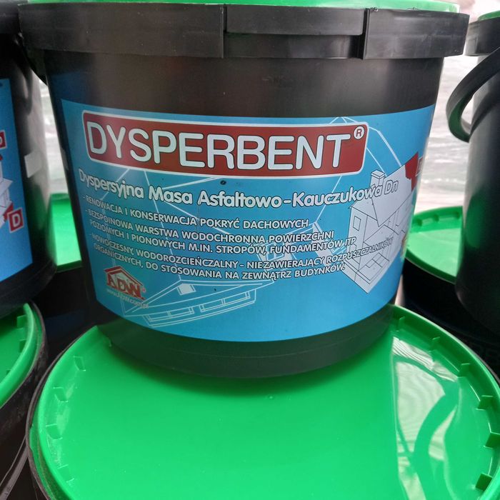 Dysperbent  10 kg, dyspersyjna masa asfaltowo-kauczukowa wodna