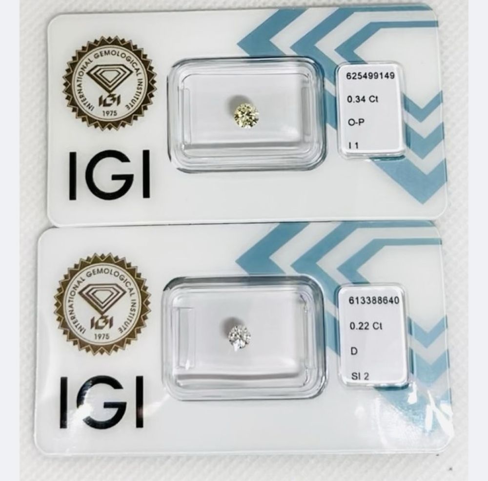 Diamantes Naturais - Brilhantes - Certificados