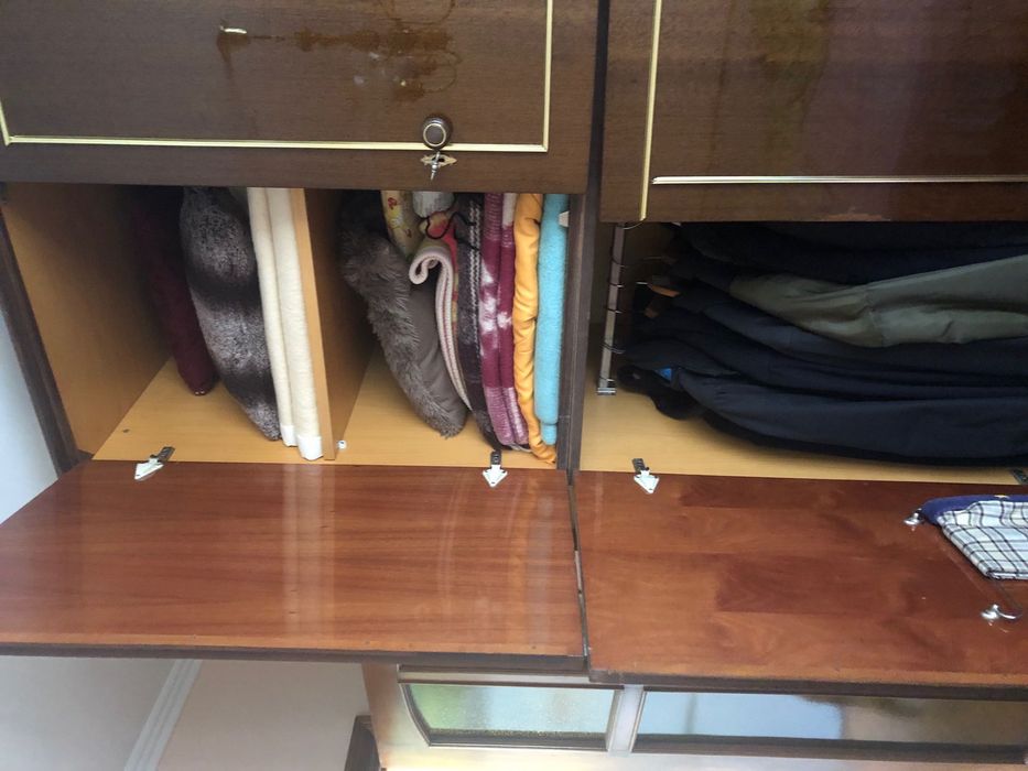 Шкаф 4х створчатый тём. полировки