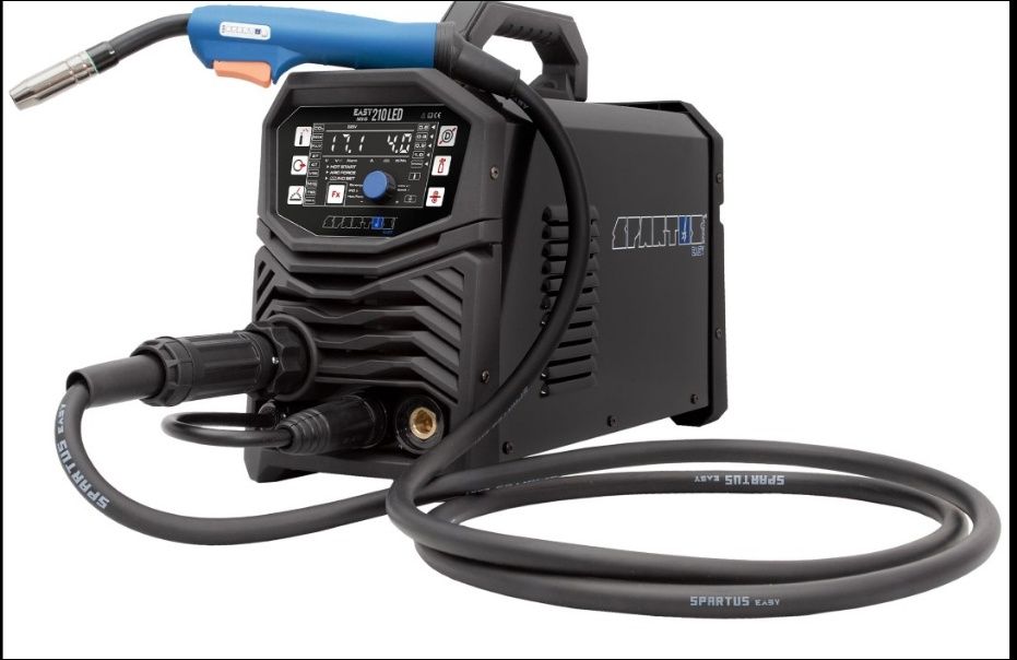 Spawarka migomat MIG MMA TIG Spartus EasyMig 210 Led + zestaw