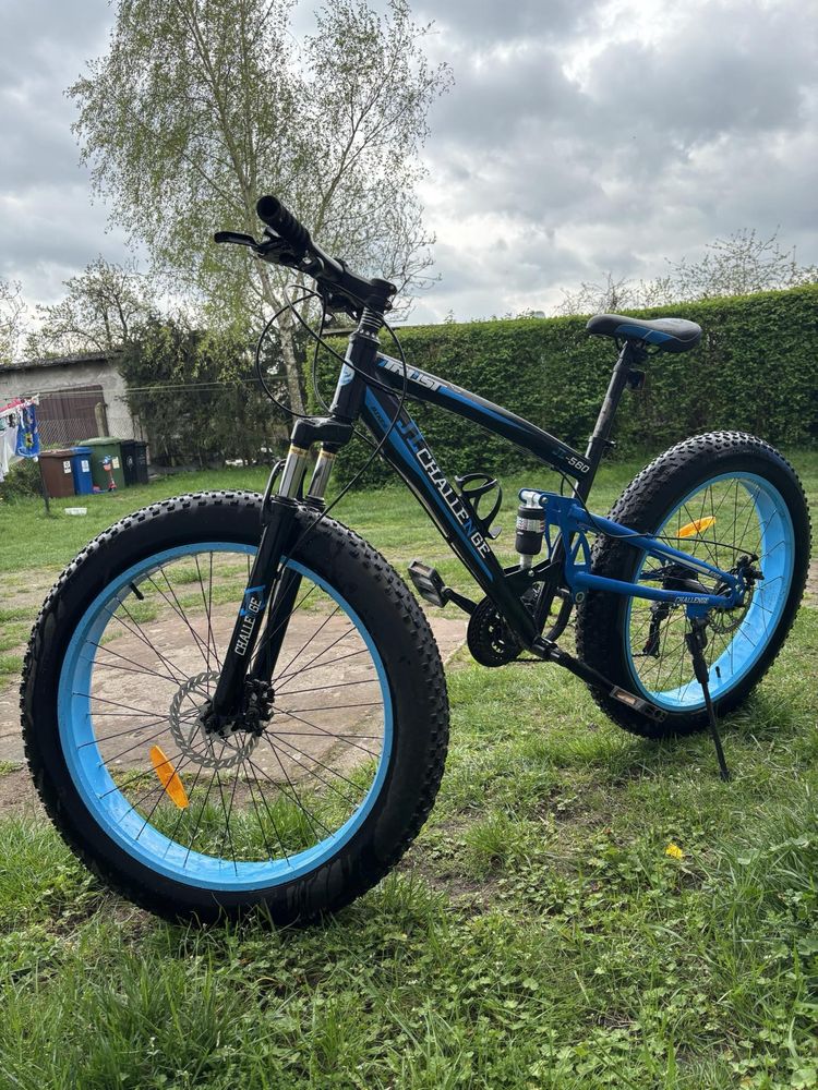 FAT BIKE 17/5  2x Amortyzator CHALLENGE 26" Model 2023