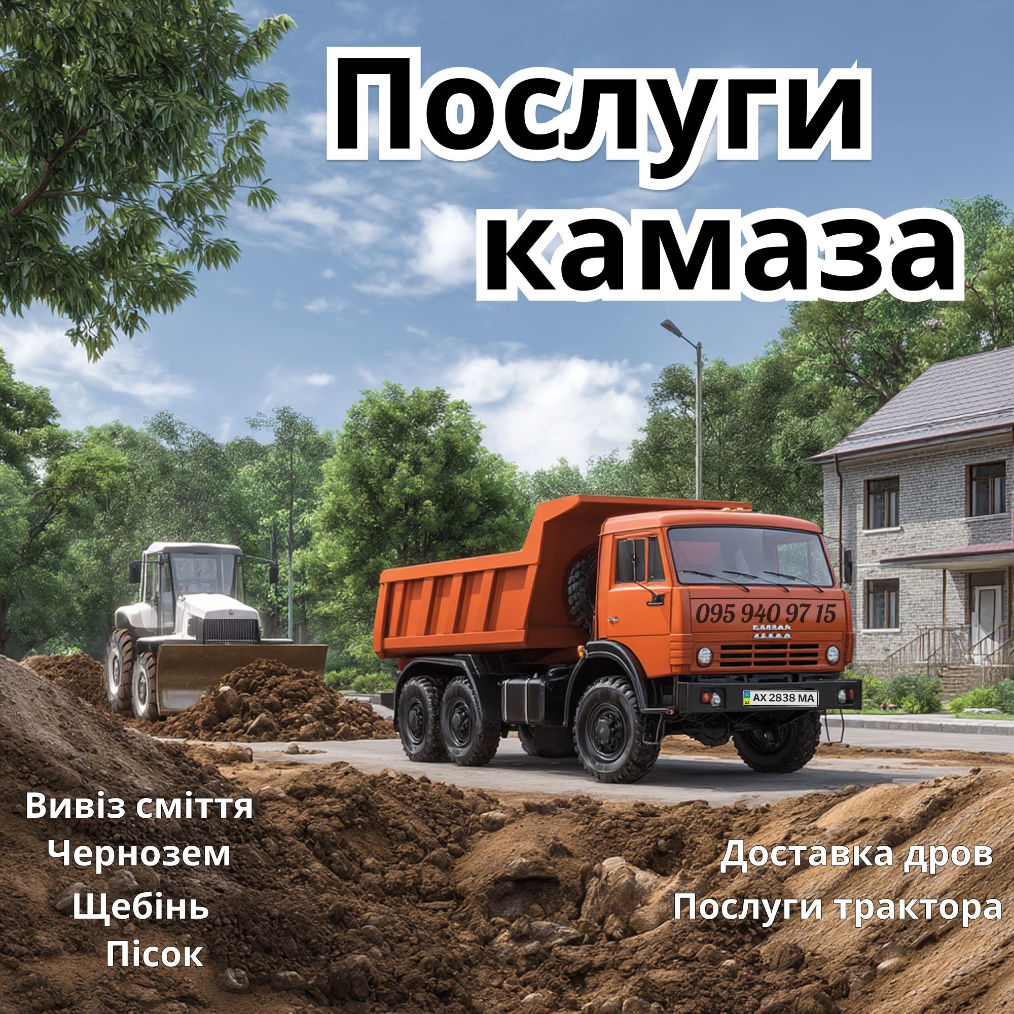 Вывоз мусора услуги спецтехники дёшево