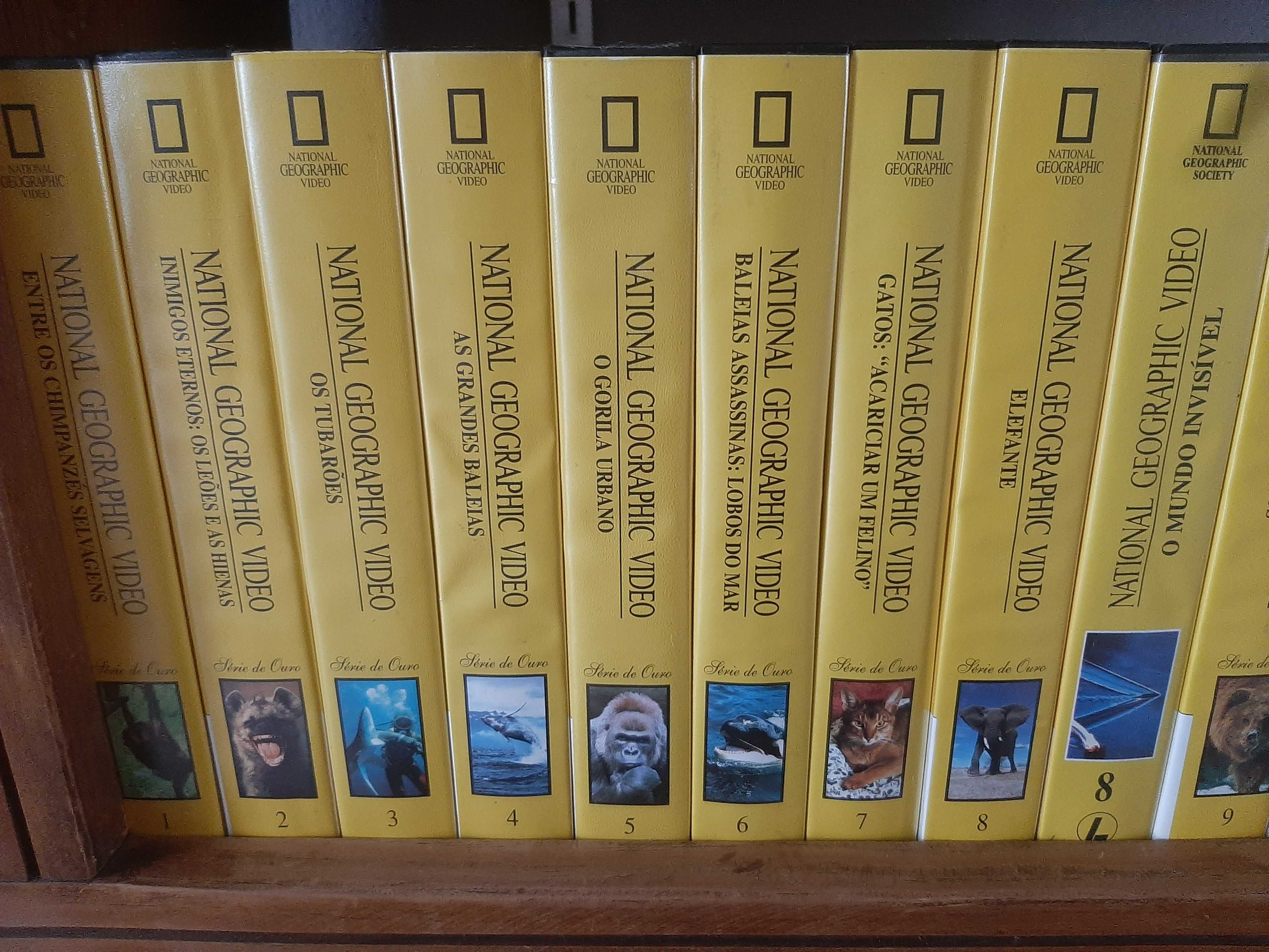 30 cassetes VHS National Geographic legendadas em Português